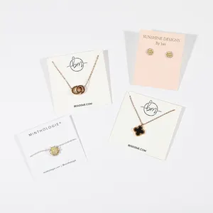Jewelry Cards for Two Earrings and Necklaces - China Jewelry Packaging  Cards and Necklace Display Card Customized price