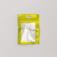 Sacs d'emballage en aluminium et plastique Mylar refermables, anti-odeur, avec fenêtre transparente, de différentes tailles, personnalisables