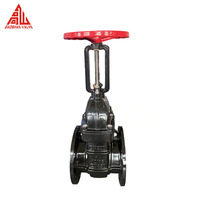 Válvula de Compuerta de Hierro Dúctil Z41T DIN3352 F4 Manual de 8 Pulgadas PN10 PN16 con Vástago Ascendente y Sello de Latón