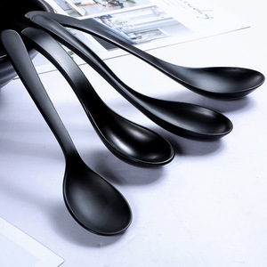 ช้อนเมลามีน A5 ด้ามยาว ทนทาน ใช้ในโรงแรมเชิงพาณิชย์ สีพื้น - Product Image 3