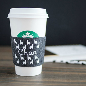 Manchon en <span class=keywords><strong>feutre</strong></span> résistant à la chaleur en gros, housse isolante réutilisable en <span class=keywords><strong>feutre</strong></span> pour tasses à café en papier - Product Image 2