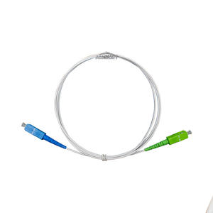 안티 쥐 물린 2.0mm 단일 코어 나선형 강철 장갑 광섬유 케이블 - Product Image 2