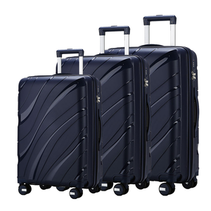 Ensemble de valises de voyage de haute qualité en PP à <span class=keywords><strong>4</strong></span> <span class=keywords><strong>roues</strong></span>, 20''24''28'', sacs de voyage d'extérieur, ensembles de bagages design - Product Image 1