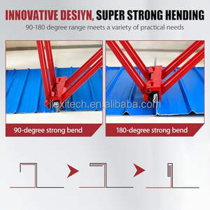 Machine à sertir manuelle pour joints debout |   Outil de verrouillage vertical, acier robuste, serrure mécanique, panneau de toiture pour couvreur - Product Image 2