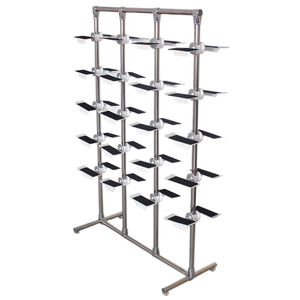 Huohua Rvs Vrijstaande Markt Schoenen <span class=keywords><strong>Display</strong></span> Plank - Product Image 1