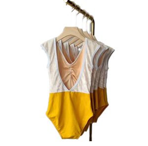 Nuevo Leotardo de Algodón Rosa y Negro para Niñas, sin Mangas, para Gimnasia, Ballet, Danza Exótica para Adultos - Product Image 3