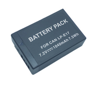 แบตเตอรี่ E17 LP-E17 LP 1040mAh แบตเตอรี่กล้องสำหรับ EOS 77D 200D 250D 750D 200D 760D II 800D 850D 8000D 9000D <span class=keywords><strong>R10</strong></span> RP - Product Image 3