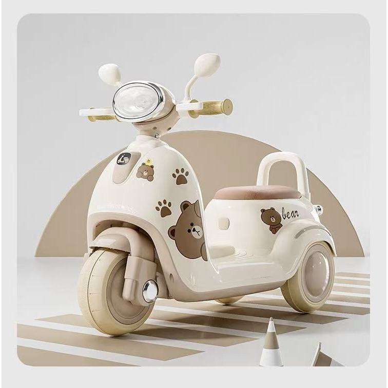 เพลงการศึกษาปฐมวัย 6v4.5 ไดรฟ์เดี่ยวสีน้ำตาล