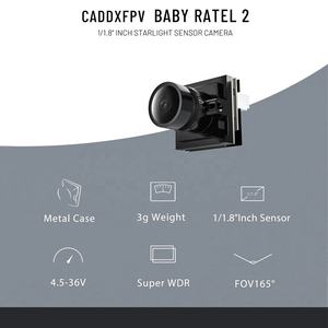 Cámara FPV Caddx Baby Ratel 2 Nano de 14x14 mm, 1200TVL, 3G, FOV165, Starlight, Baja Latencia, Día/Noche, para Drones RC - Product Image 4