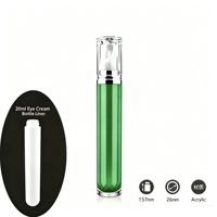 Botella vacía con rodillo de acrílico, aplicador de crema para ojos, brillo labial, suero, envase para el cuidado de la piel, venta al por mayor