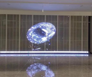 Pantalla LED Transparente de Malla de Cristal Pequeña P3.1 P3.9 P2.6 P2.8 P10.4 - Product Image 5