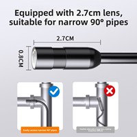 Caméra endoscopique industrielle HD pour inspection de canalisations, dragage d'égouts, climatisation, chauffe-eau, réparation automobile, inspection de moteur OEM/ODM