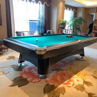 Mesa de Billar de Pizarra de Grado A de 9 pies, Estándar para Torneos, de Lujo, con Retorno Automático de Bolas, Duradera, para Clubes y Hoteles