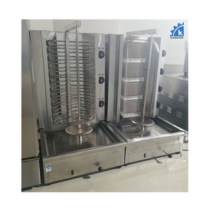 Parrilla Eléctrica de Tres Cabezas para Barbacoa de Oriente Medio/Máquina de Shawarma Doner <span class=keywords><strong>Kebab</strong></span> en Venta - Product Image 6