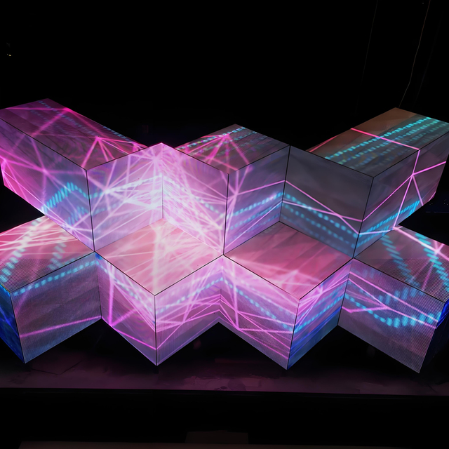 3D Magic Square LED DJ Booth with SDK Function Pixel LED Lighting
