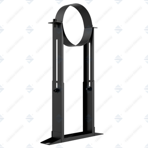 Support mural pour <span class=keywords><strong>tuyau</strong></span> <span class=keywords><strong>de</strong></span> cheminée extérieur en acier inoxydable SUS304/SUS316 pour tuyaux à double paroi <span class=keywords><strong>de</strong></span> 6 pouces, garantie 5 ans - Product Image 5