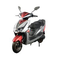 Moto électrique élégante sans balais 800W 1000W 72V 3 vitesses en acier au carbone avec batterie au lithium longue autonomie pour trajets quotidiens