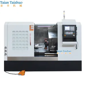TCK750 Linear Guide Way Slant Bed CNC Lathe Machine Turning And Milling Center