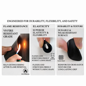 Personnalisable vente en gros silicone mini antidérapant auto-adhésif silicone caoutchouc pieds pad pour hp ordinateur portable clavier meubles - Product Image 4