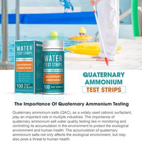 100 Telt Quaternaire Handmatige Plastic Teststrips Voor Ammoniumonderzoek Voor Gezichtsscherpte - Product Image 4
