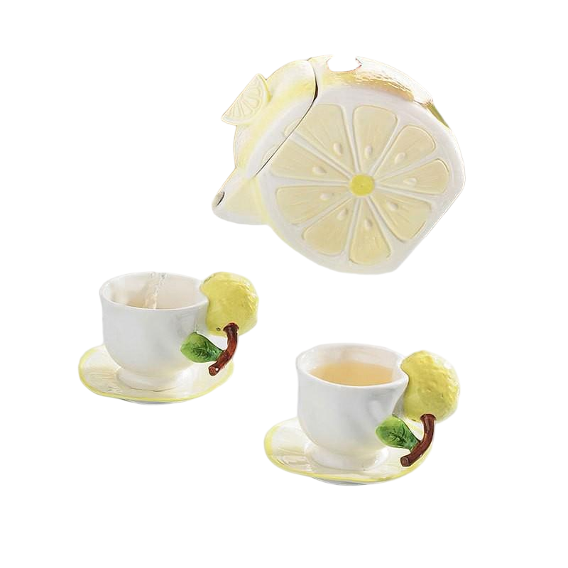 Amarillo Fresco limón claro (1 olla + 2 platillos) juego de agua