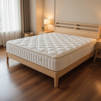 Matelas orthopédique respirant COSTFULL hybride Queen King Size, ressorts ensachés de qualité hôtelière 5 étoiles, mousse, enroulable, compressé sous vide dans une boîte