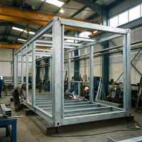 Conteneur pliable portable pour économiser de l'espace, adapté aux dortoirs de chantier