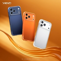 VAWI B477 Coque de téléphone 2-en-1 en PC et TPU, douce pour la peau, antichoc avec coussin d'air, pour iPhone 17 18 Pro Max, vente en gros