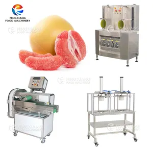 Good Large Capacity Fruit cutting Machine Grapefruit peeling machine grinder Pineapple Core removal Machine