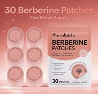 Acentiallabs Patchs Transdermiques à l'Extrait Herbal de Berbérine pour le Contrôle de l'Appétit et la Perte de Poids - Soutien Naturel Pur pour le Sommeil et la Fermeté de la Peau