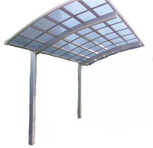 Abri de voiture en polycarbonate / Abri de voiture avec cadre en aluminium et toit en polycarbonate PC solide - Product Image 1