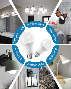 Ampoule d'urgence rechargeable 9 watts en gros, lumière LED à piles E26 B22 E27 pour la maison - Product Image 5