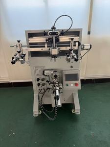 Tiết kiệm năng lượng bán tự động servo cong màn hình máy in cho chai thủy tinh nhựa với thiết kế vật cố điều chỉnh - Product Image 2