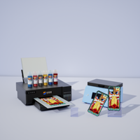 Transfer sublimasi 3D Printer Inkjet untuk Epson L8050 kepala cetak resolusi 1440DPI garansi 1 tahun untuk casing ponsel