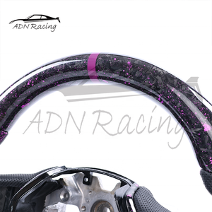 Volante de Coche Personalizado en Fibra de Carbono con Palanca de Cambios, Color Morado Forjado, para Infiniti Q50 Q60 QX80 2018+ (Venta al Por Mayor) - Product Image 6