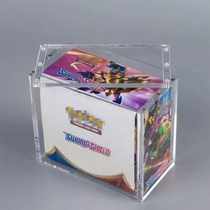 Étui de présentation de cartes en acrylique avec couvercle magnétique pour boîtes de boosters Pokémon Sword & Shield, support de rangement vertical mural - Product Image 6