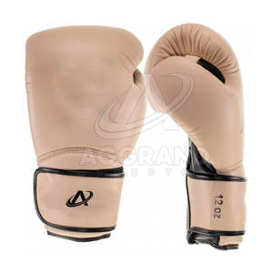Guantes de boxeo de medio dedo hechos a medida para hombres, diseño impreso de cuero duradero, entrenamiento físico cómodo para tallas de adultos - Product Image 1