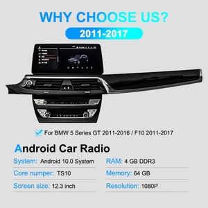 NaviHua Car Interior Upgrade Kit Android Multimedia Player With AC Panel Auto <b>Stereo</b> for BMW 5 Series F10 F11 F18 2011-2017 - Product Image 3