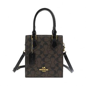 Bolso de Mano Cuadrado de Nuevo Estilo para Mujer, con Cierre de Cremallera Lujoso y duradero bolso de diseñador de PU antirrobo. Poliéster - Product Image 1