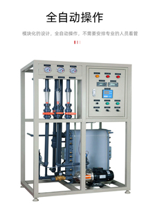 1000LPH système de traitement de l'eau ultra pur RO EDI Machine à eau désionisée 1T RO + système EDI pour l'utilisation du traitement de l'eau industrielle - Product Image 6