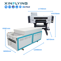 Nouvelle imprimante DTF XinFlying I3200 avec circulation d'encre blanche et purificateur de fumée intégré, prend en charge l'impression 9 couleurs