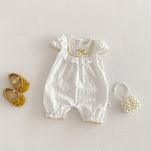 Tutina Estiva a Maniche Corte per Neonata, Abbigliamento Casual per il Centenario del Bambino - Product Image 3