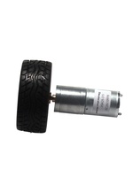 Kit de Coche Inteligente con Motor de Reducción DC JGA235-370, Soporte, Acoplador, Eficiencia IE1, Modelo de Rueda de 65MM
