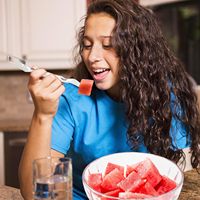 Nieuwe Upgrade Zomer Dubbele Kop Fruit Snijder Watermeloen Vork Snijder Gereedschap 2-in-1 Roestvrij Staal Watermeloen Snijder