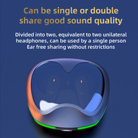   Écouteurs sans fil intra-auriculaires stéréo avec affichage numérique