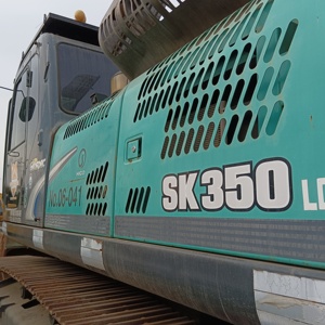Excavadora diésel hidráulica pesada Kobelco SK350 Original de segunda mano de 35 toneladas con excelentes condiciones de trabajo Precio barato a la venta - Product Image 4