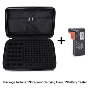 Giữ 182 Pin lửa chống nước Lipo hộp lưu trữ Mang trường hợp cứng chủ EVA nổ chống cháy hộp cho pin - Product Image 6