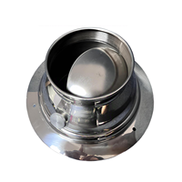 Diffuseur de jet de conduit d'air d'acier inoxydable pour le diffuseur de jet de tache réglable de système de la CAHT dans la climatisation d'aéroport