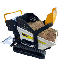 Chariot à béton motorisé, mini-chargeur à benne basculante, moteur Briggs & Stratton, fabriqué en Chine, à vendre