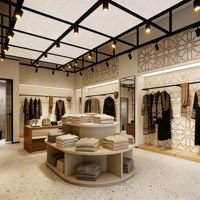Exhibidor de Ropa Deportiva para Hombre, Diseño Gratuito, Exhibidor de Pared de Metal para Tienda de Ropa Masculina, Diseño de Tienda de Ropa